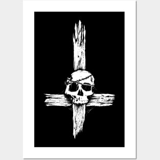 Skull Cross Posters and Art